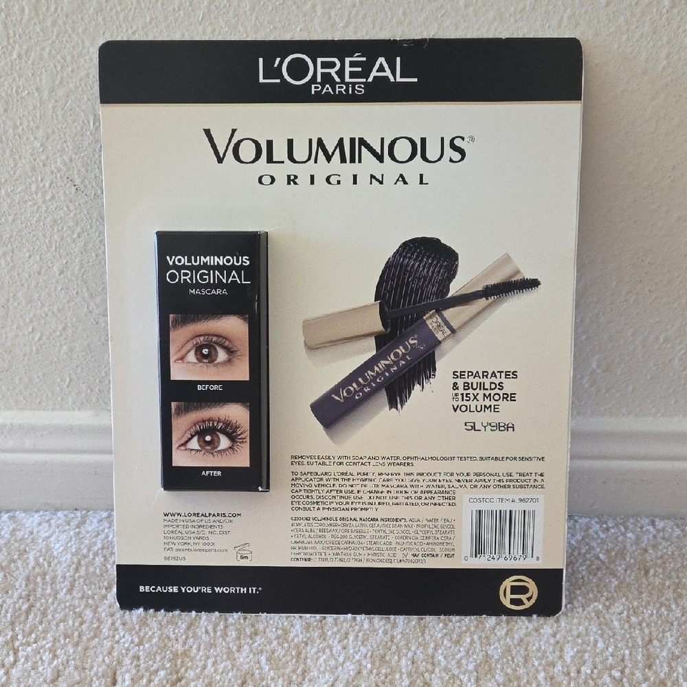 L'Oreal Voluminous Original Mascara - Black and Gold - Picture 2 of 3